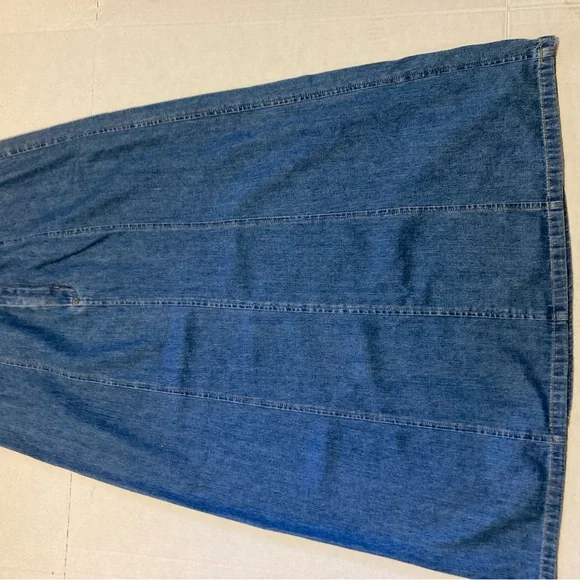 Kim Rogers Classic Women Blue Denim Jean Skirt Size 10p - Picture 7 of 12